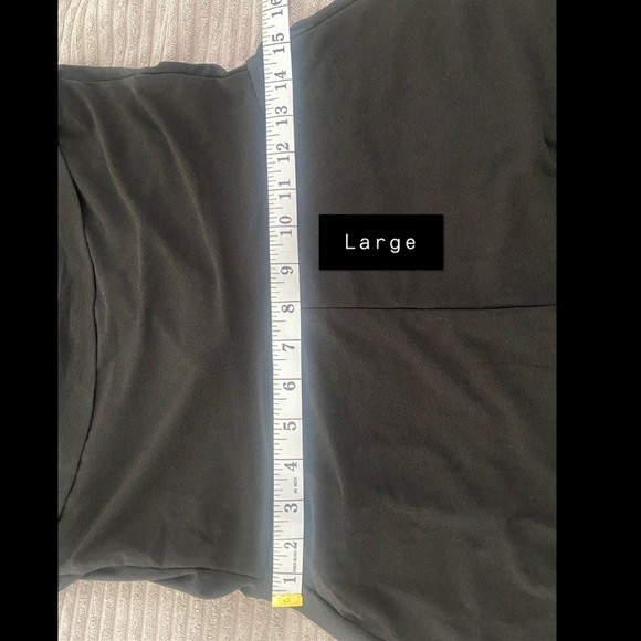 Black Off-Shoulder Jumpsuit with Front Slits - Picture 7 of 9